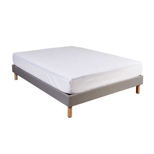 Protège Matelas Coton Molleton Bonnet 27 Blanc 140x200