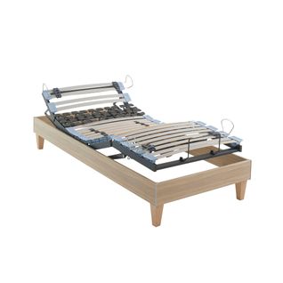 Sommier Électrique Tpr 50 Décor Chêne Clair 90x190