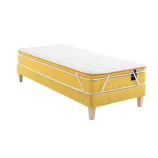 Surmatelas Mousse Ferme Aurore Soutien Ferme 90x200 - 1 Personne - Accueil Moelleux