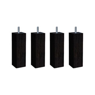 Pied Carré Bois (lot De 4)