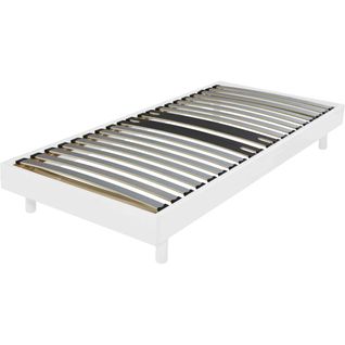 Sommier Kit Déco Zone Lombaire Renforcée Blanc 90x190