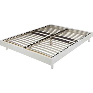 Sommier Kit Déco Zone Lombaire Renforcée Blanc 160x200