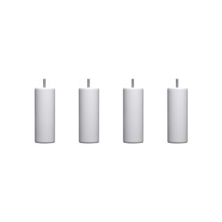 Pied Cylindrique Bois (lot De 4)