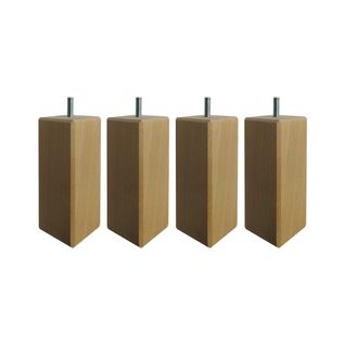 Pied Carré Bois (lot De 4)