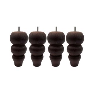 Pied Romantique Bois (lot De 4)