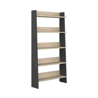 Bibliothèque 5 Étagères Bois Clair