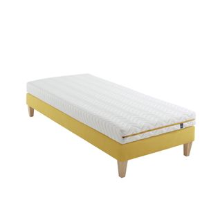 Ensemble Matelas Mousse, Sommier Aurore 200 Soutien Ferme 120 X 200 - Accueil Confortable