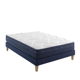 Ensemble Matelas Ressorts Et Accueil Mémoire De Forme, Sommier Rêve 500 Soutien Ferme 200 X 210