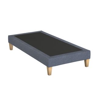 Sommier Déco Tapissier Bleu Océan - 100x210