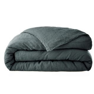 Parure De Lit Lin Lavé Gris Foncé 240x220