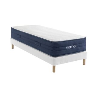 Ensemble Matelas Ressorts, Latex Et Mémoire De Forme, Sommier Constellation Et Pieds Rêve 700 Soutie