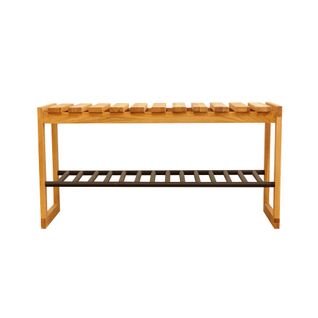 Meuble à Chaussures Avec Banc En Bois Massif