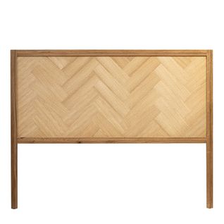 Tête De Lit Marqueterie En Bois Massif Naturel 140 Cm