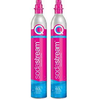 Lot De 2 Cylindres De Gaz Co2 60l Quick Connect Pour Machine à Gazéifier - 2 X Cylindre Quick