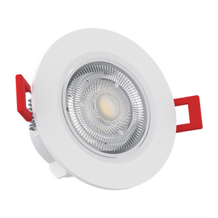 Spot Encastrable LED Intégré - Orientable - Cons. 4,5w (eq. 50w) - 345 Lumens - Blanc Neutre