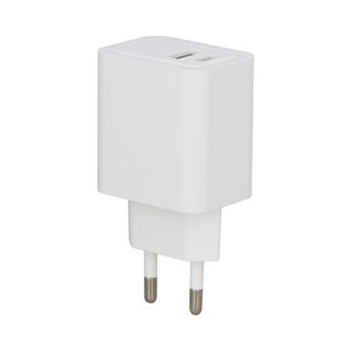 Adaptateur secteur 2 ports USB - Blanc