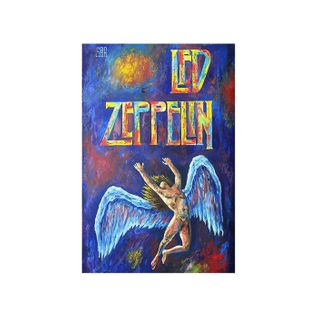 Tapis Vinyle Imprimé - LED Zeppelin Concert - 155 X 232,5 Cm