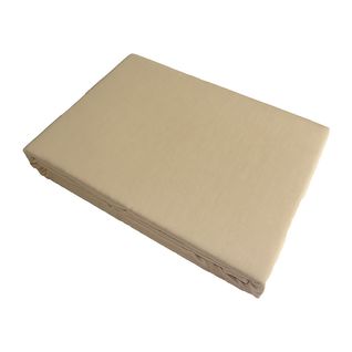 Drap Plat 180x290 Cm Satin De Coton  Beige