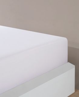 Drap Housse Jersey  160x200 Cm 100% Coton Blanc