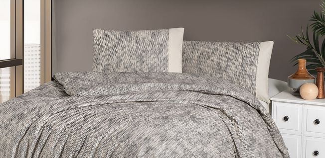 Parure De Lit  2 Personnes  200x200 Cm Coton Imprimé