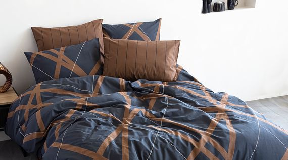 Parure De Lit  2 Personnes  240x220 Cm Coton Imprimé