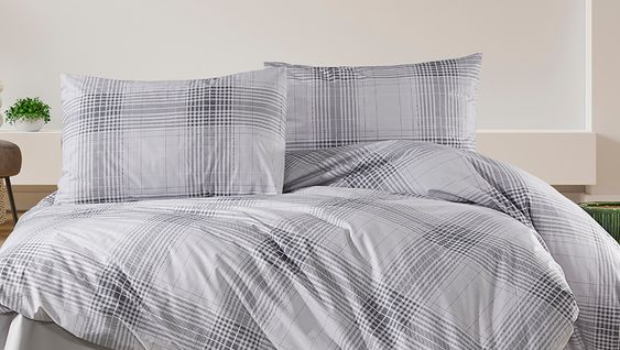 Parure De Lit  2 Personnes  240x220 Cm Coton Imprimé