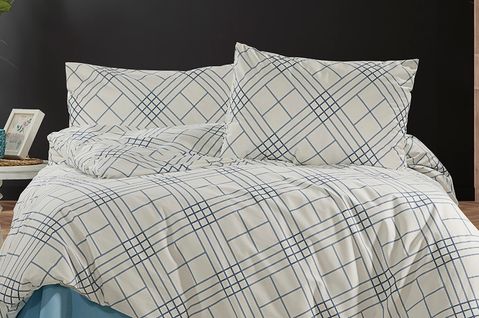 Parure De Lit  2 Personnes  200x200 Cm Coton Imprimé