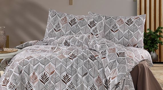 Parure De Lit 1 Personne 140x200 Cm Coton Imprimé