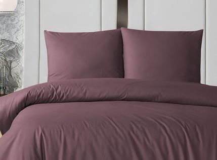 Parure De Lit  2 Personnes  200x200 Cm Coton Uni