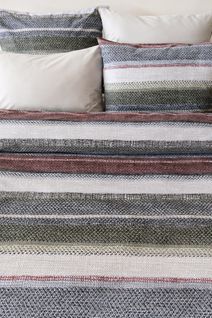 Parure De Lit 2 Personnes 240x220 Cm Coton Imprimé