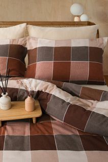 Parure De Lit 2 Personnes 240x220 Cm Flanelle De Coton Imprimé