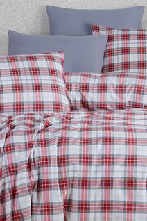 Parure De Lit 2 Personnes 200x200 Cm Flanelle De Coton Imprimé