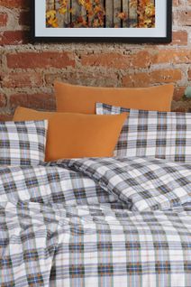 Parure De Lit 2 Personnes 200x200 Cm Flanelle De Coton Imprimé