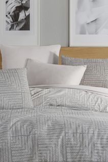 Parure De Lit 2 Personnes 200x200 Cm Flanelle De Coton Imprimé