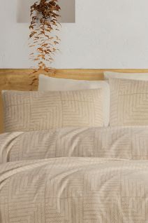 Parure De Lit 2 Personnes 240x220 Cm Flanelle De Coton Imprimé