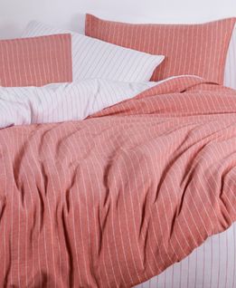 Parure De Lit 2 Personnes 240x220 Cm Coton Tisse-teint