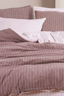 Parure De Lit 2 Personnes 240x220 Cm Coton Tisse-teint