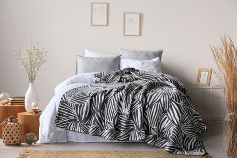 Couverture -plaid 200x220 Cm Anthracite