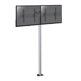 Support Sur Pied Pour 2 Écrans TV 43'' - 49'' - Hauteur 240cm - à Visser