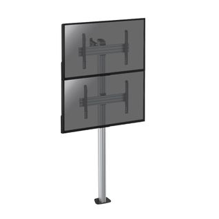Support Sur Pied Pour 2 Écrans TV  40''-65'' - Hauteur 240cm - à Visser