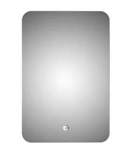 Miroir LED Silver Moon - 40x60 Cm - Gris Clair