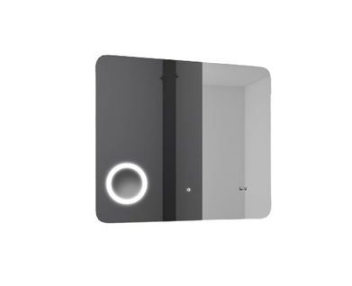 Miroir LED Silver Shadow - 80x70 Cm - Gris Clair