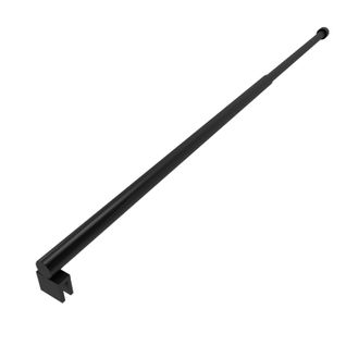 Barre De Fixation Extensible 70-100cm Noir Mat Pour Douche à L'italienne - Fixation Murale