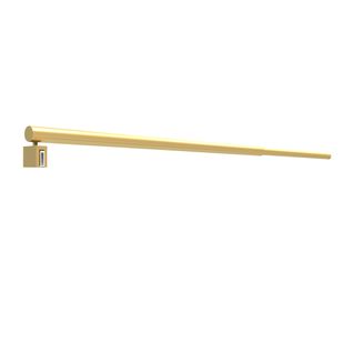 Barre De Fixation Murale Or Dore Brosse Réglable De 70 à 100cm Pour Paroi De Douche Freedom 2 Gold