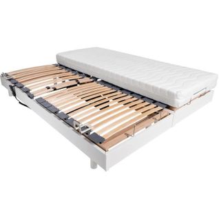 Ensemble Relaxation Matelas + Sommiers Électriques 2x70x190 - Mousse - Ferme - Talca