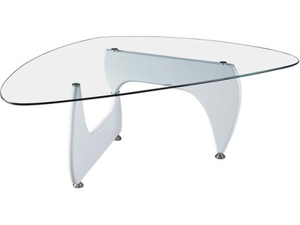 Table Basse "tara" - 120 X 70.5 X 41 Cm - Blanc Laqué