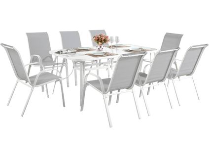 Salon De Jardin "cordoba XL 180" - Phoenix - Gris
