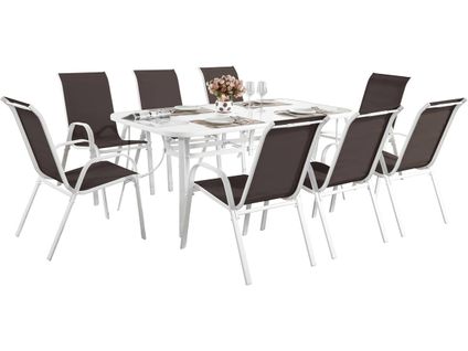 Salon De Jardin "cordoba XL 180" - Phoenix - Taupe