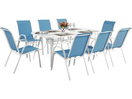 Salon De Jardin "cordoba XL 180" - Phoenix - Bleu