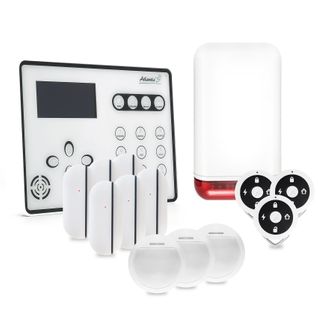Ateos - Alarme De Maison Sans Fil Gsm Kit 5 (md-329r)